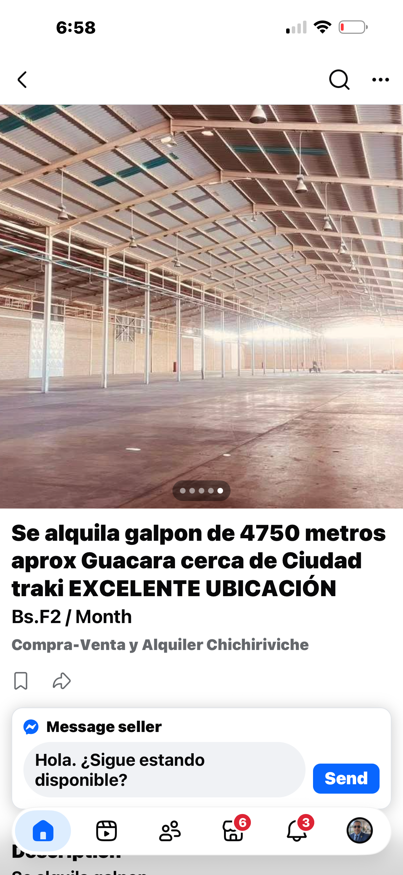 Imagen de Alquiler de galpón zona Industrial Municipal Norte
